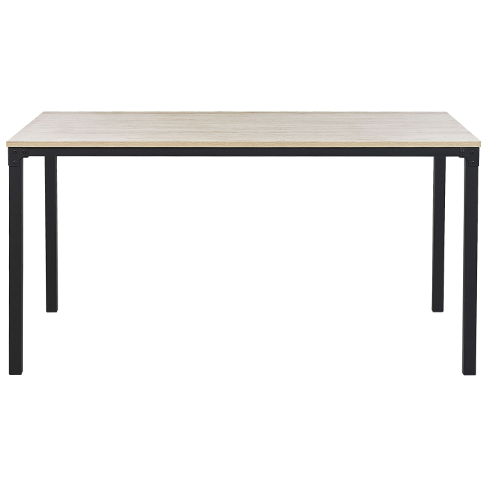 Masă de dining HOCKLEY Maro deschis 150 cm 90 cm [4]