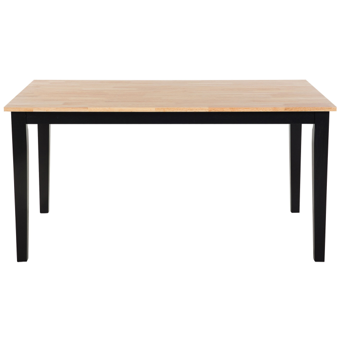 Masă de dining HOUSTON Maro/Negru 120 cm 75 cm Lemn [4]