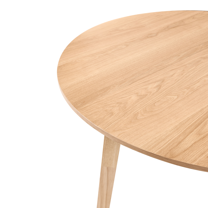 Masă de dining HUNTLEY Stejar deschis 140 cm 140 cm [5]