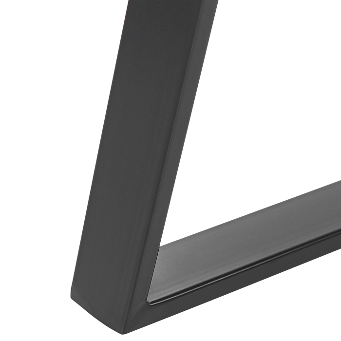 Masă de dining KEBRI Negru 100 cm 100 cm Sticlă securizată [6]