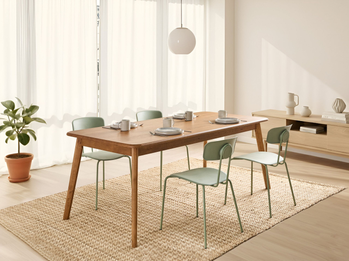 Masă de dining KEHO Stejar închis 200 cm 90 cm [1]