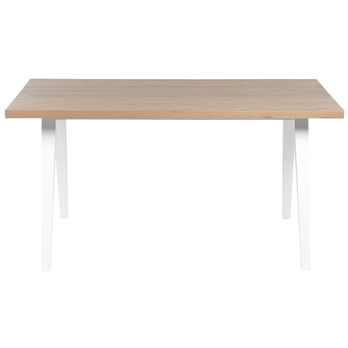 Masă de dining LENISTER Maro/Alb 150 cm 90 cm [4]