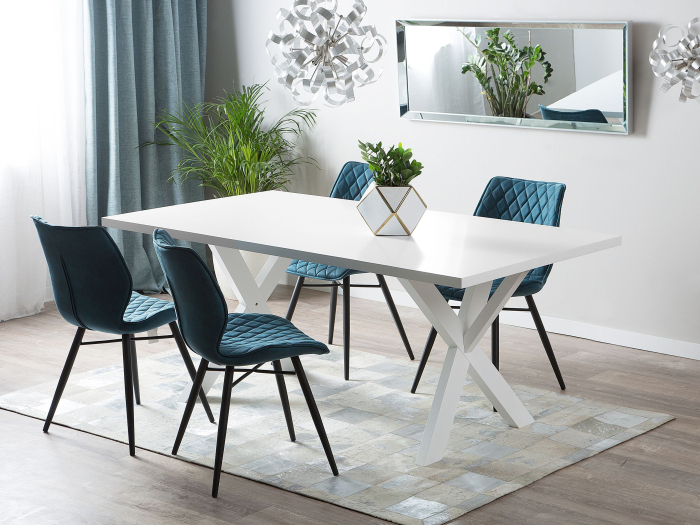 Dining table LISALA White 180 cm 100 cm [1]