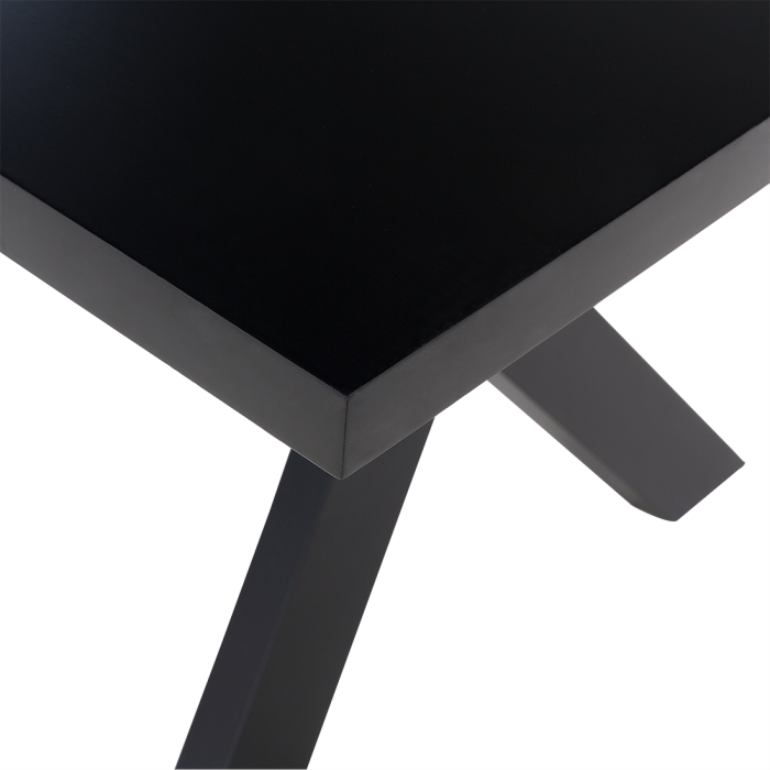Dining table LISALA Black 180 cm 100 cm [7]