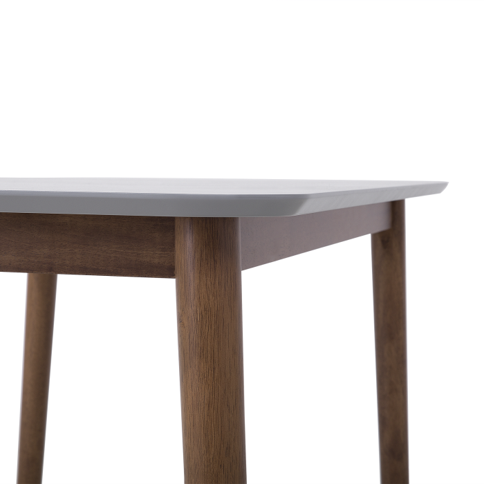 Masă de dining MODESTO Gri 118 cm 77 cm Lemn [7]