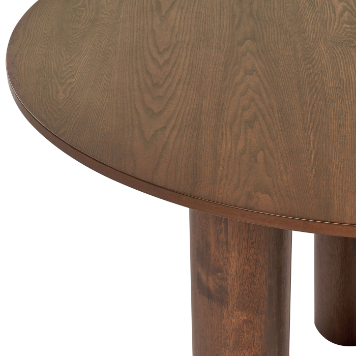 Masă de dining ORIN Frasin închis 120 cm 120 cm [4]