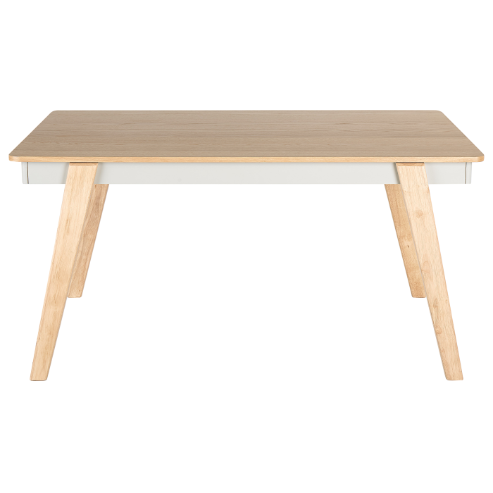 Masă de dining PHOLA Stejar deschis 150 cm 90 cm [4]