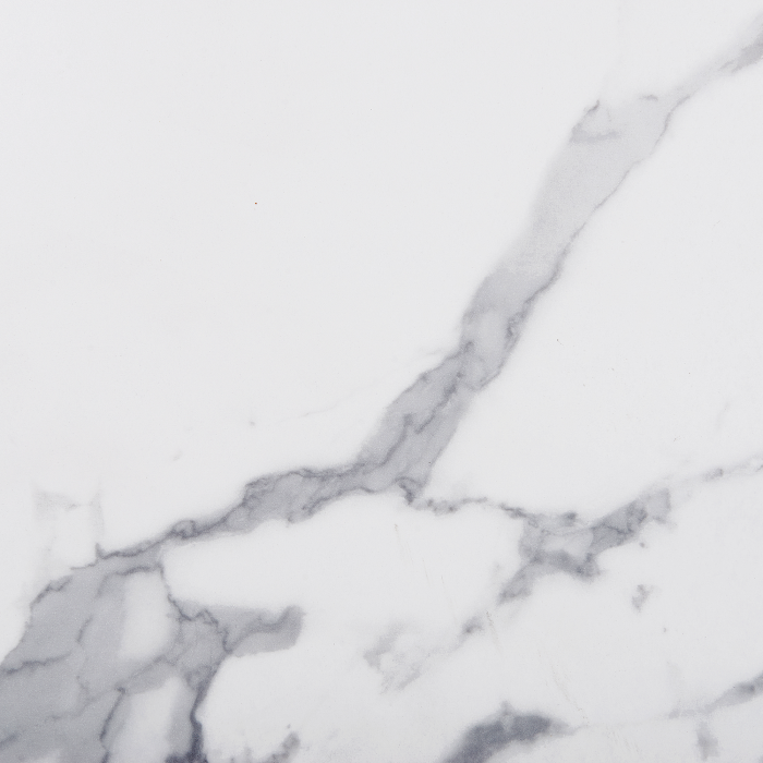 Masă de dining SANTIAGO Alb marmură 120 cm 80 cm [7]