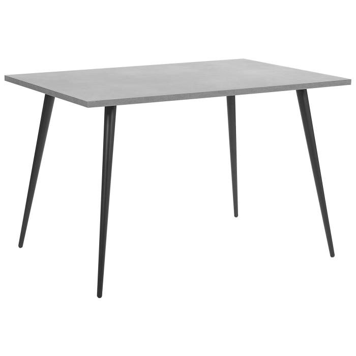 Masă de dining SANTIAGO Efect de beton 120 cm 80 cm [2]