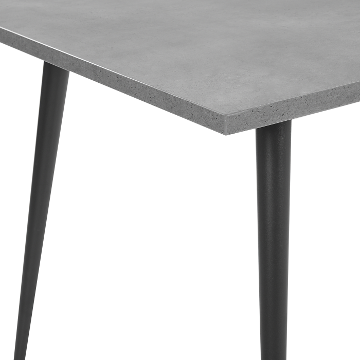 Masă de dining SANTIAGO Efect de beton 160 cm 80 cm [5]