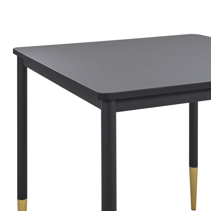 Dining table SHALFORD Black 80 cm 80 cm [5]