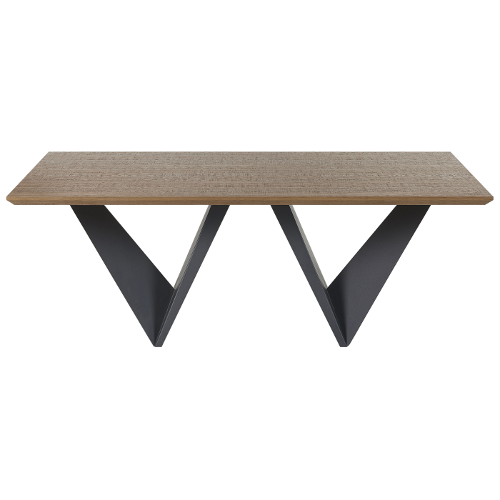 Masă de dining SINTRA Maro închis 200 cm 100 cm [4]