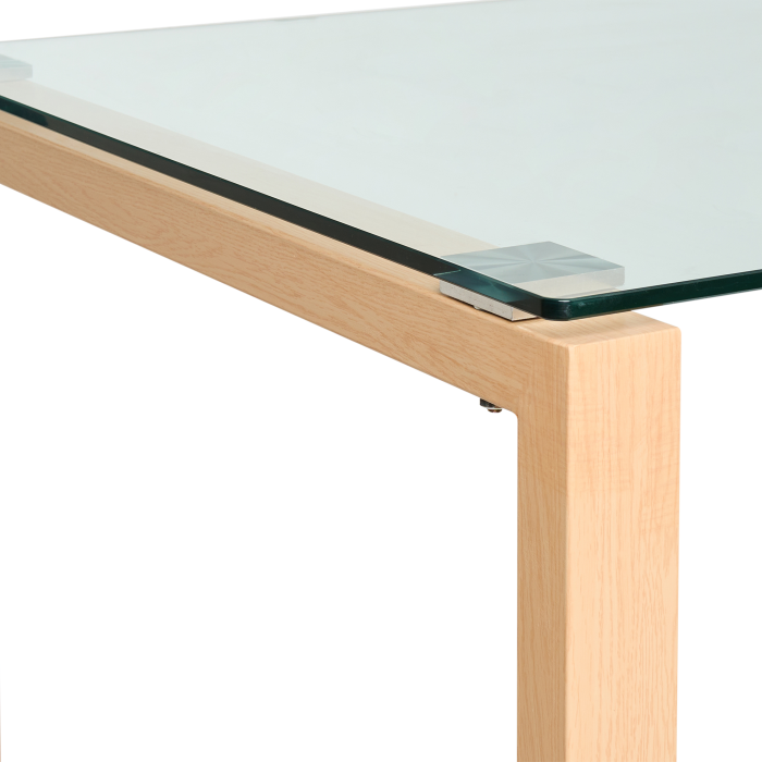 Dining table TAVIRA Transparent 130 cm 80 cm [5]