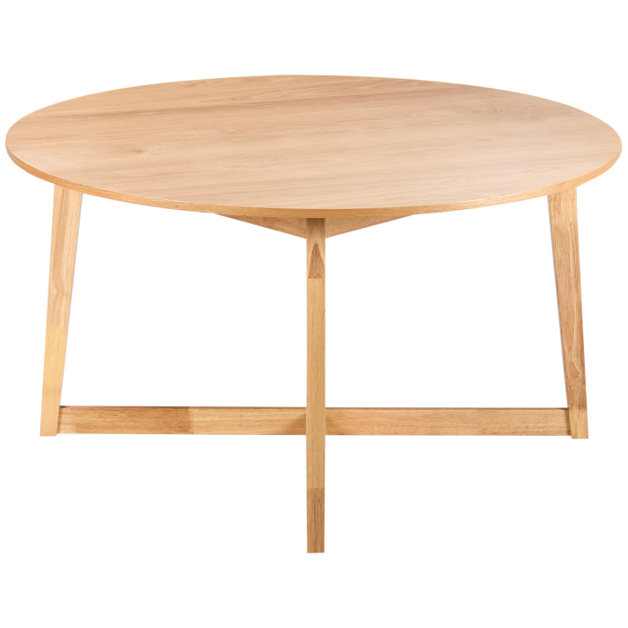 Masă de dining WAIPORI Stejar deschis 140 cm 140 cm [4]