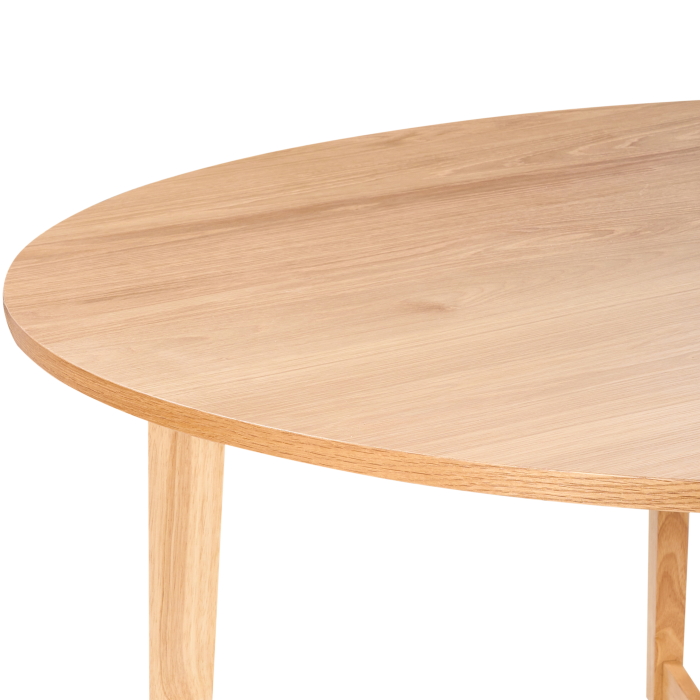 Masă de dining WAIPORI Stejar deschis 140 cm 140 cm [5]