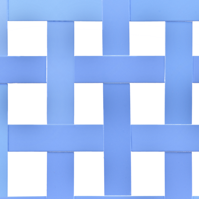 Masă de grădină ALBINIA 70 cm 70 cm Metal Albastru [6]