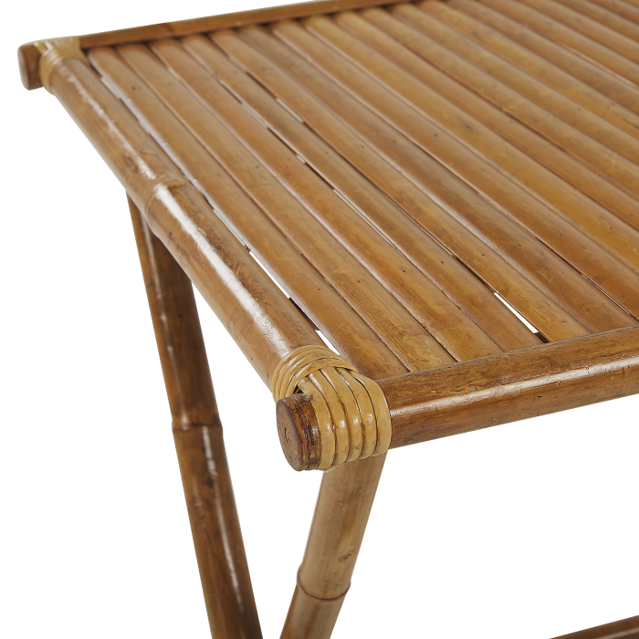 Garden table MOLISE Bamboo wood Brown Foldable [4]