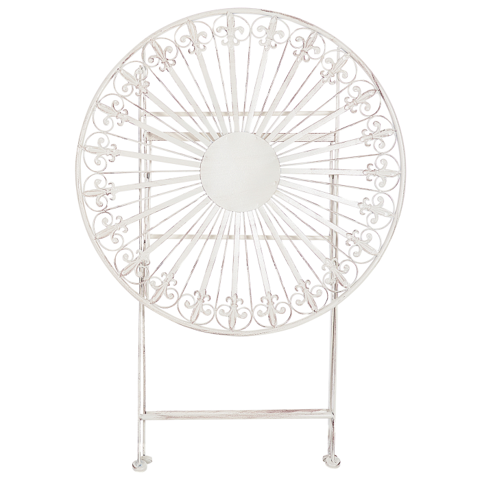 Masă de grădină SCAFA Metal Alb Pliabil [4]