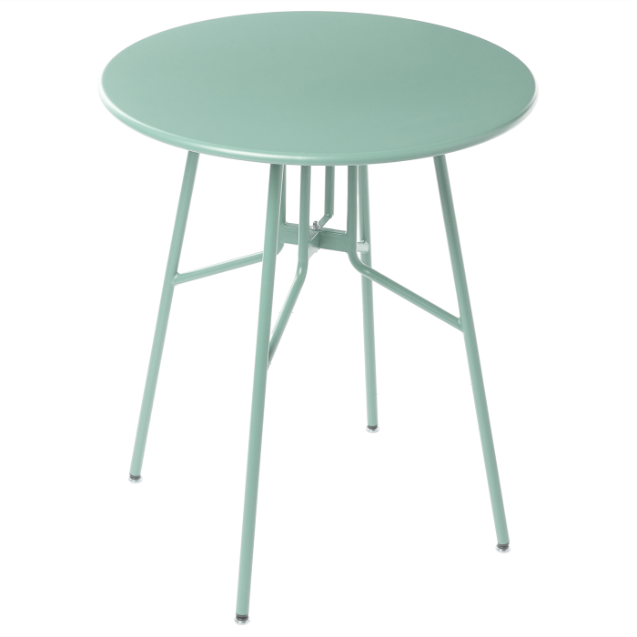 Masă de grădină TALTAL 64 cm 64 cm Metal Verde deschis [2]