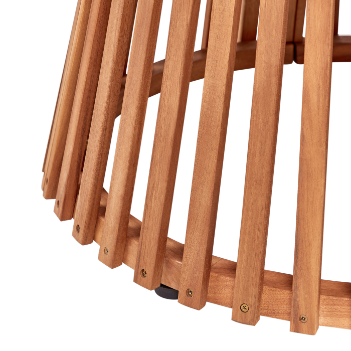 Masă dining de exterior AGELLO 120 cm 120 cm Lemn de acacia Maro [5]