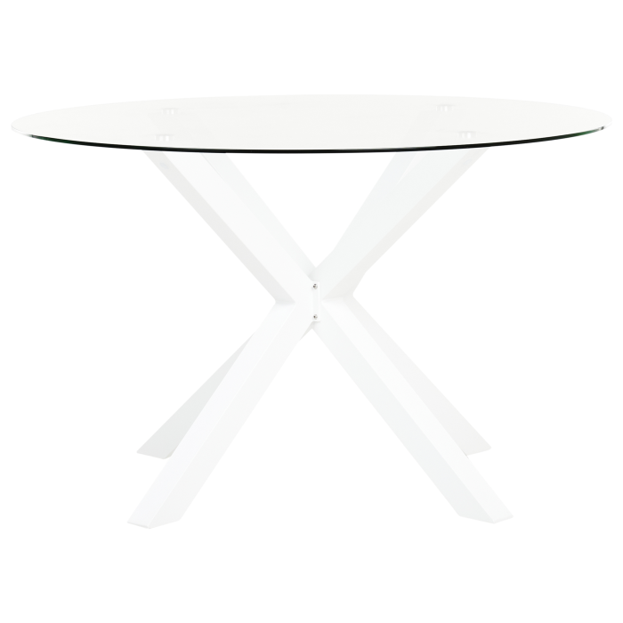 MALETTO outdoor dining table 120 cm 120 cm Glass White [2]