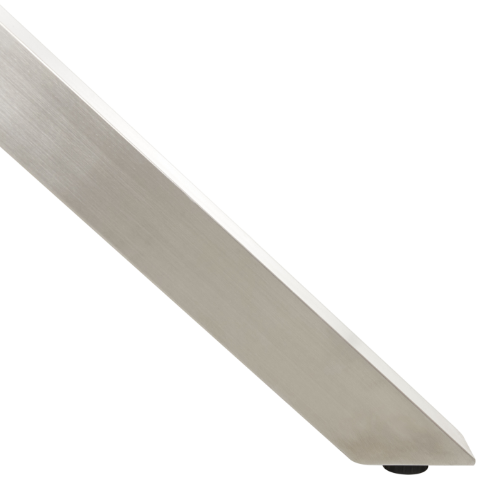 Masă dining de exterior MALETTO 120 cm 120 cm Sticlă Argintiu [7]