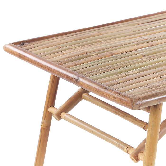 Masă dining de exterior MOLISE 120 cm 69 cm Lemn de bambus Maro deschis [6]