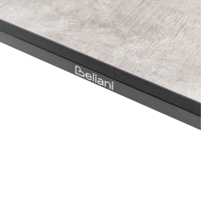 Masă dining de exterior SOVARETO 180 cm 90 cm aspect lemnos Gri deschis [7]