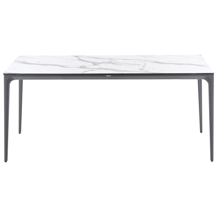 Outdoor dining table SOVARETO 180 cm 90 cm marble effect Marble white [5]