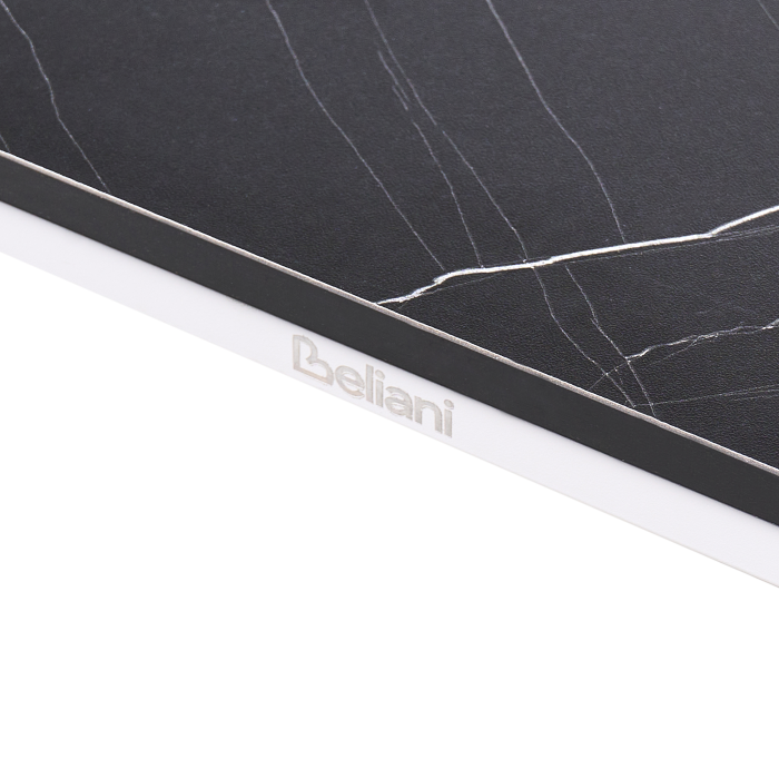 Outdoor dining table SOVARETO 180 cm 90 cm marble effect Marble black [7]