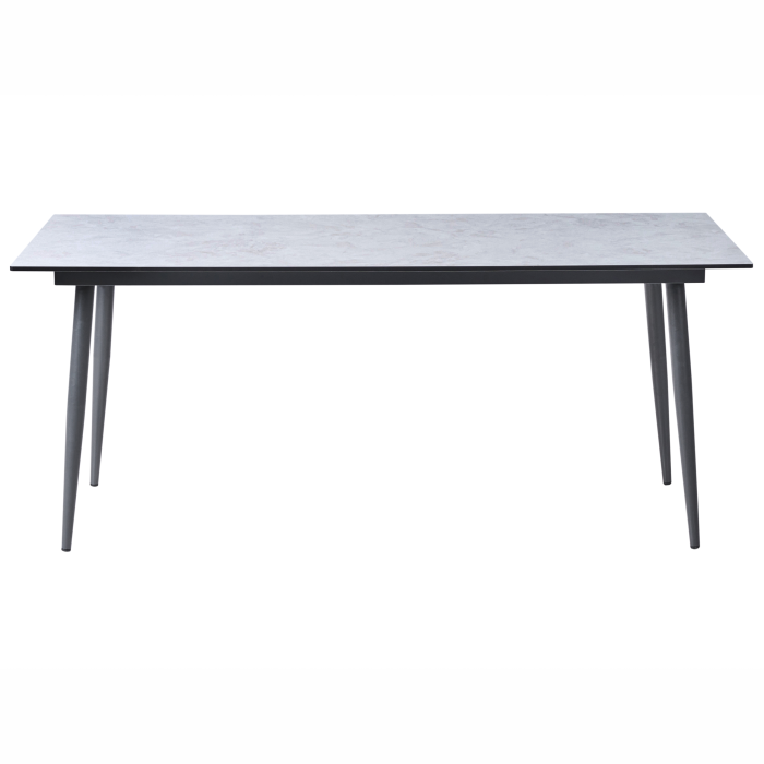 Masă dining de exterior TOLENTINO 180 cm 90 cm efect de piatră Gri deschis [4]