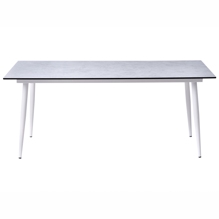 Outdoor dining table TOLENTINO 180 cm 90 cm stone effect Light grey [4]