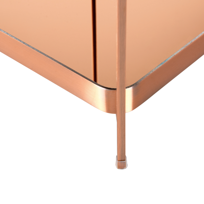 ALSEA Side Table Tempered Glass Copper [6]