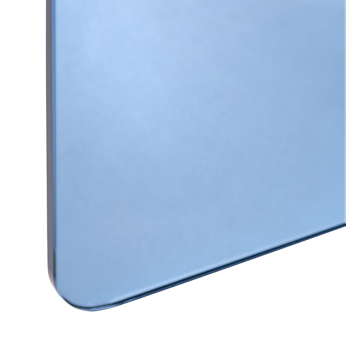 Masă laterală AMISK Sticlă securizată Albastru [7]
