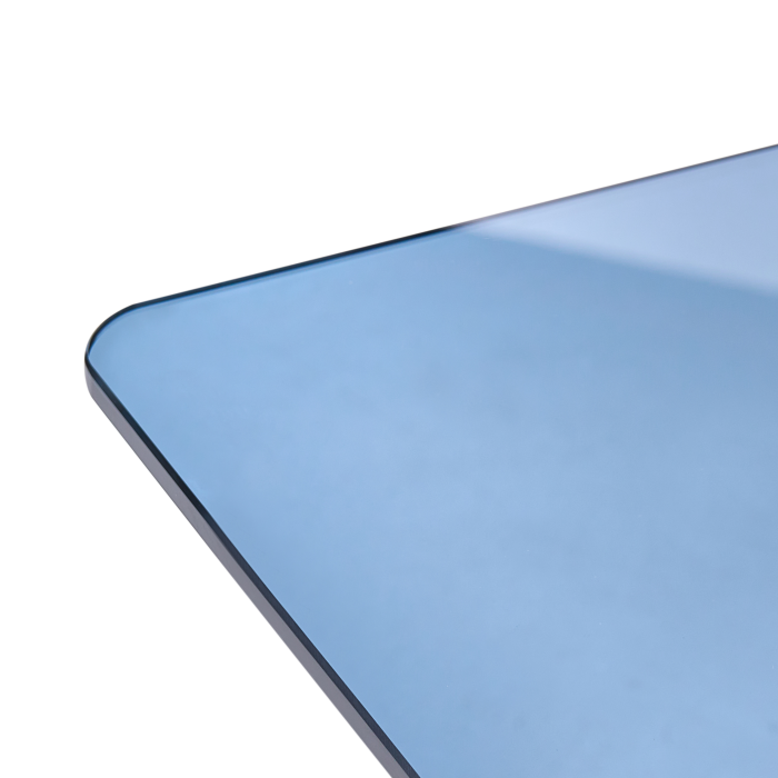 Masă laterală AMISK Sticlă securizată Albastru [6]