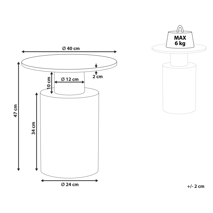 Side table ARIAGA Metal Gold [3]