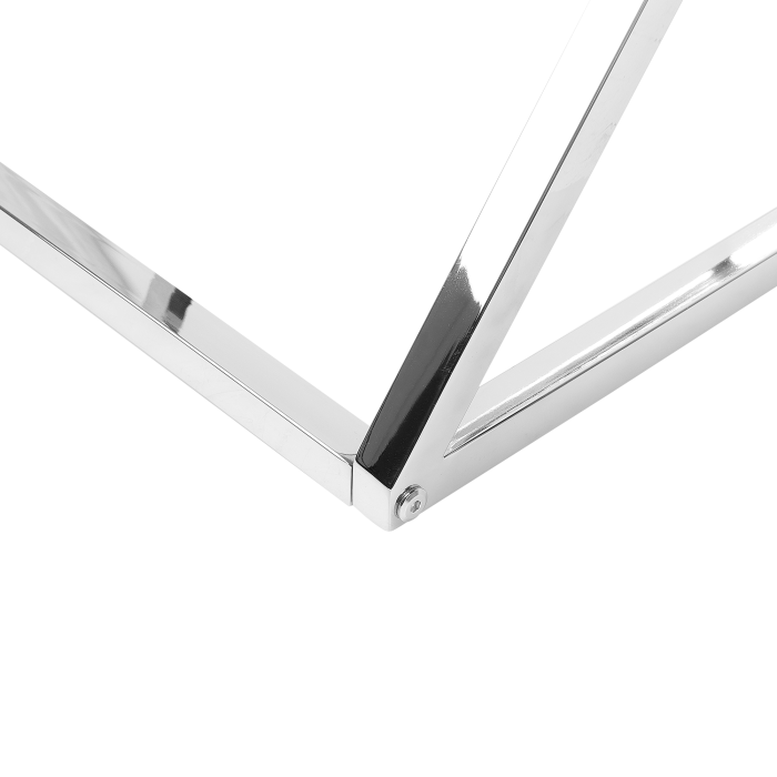 BEVERLY Side table Glass Silver [6]