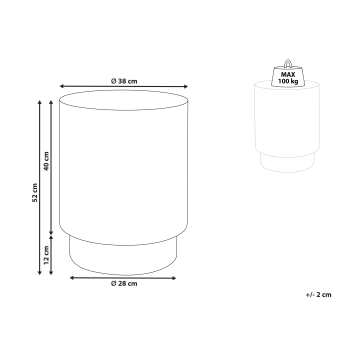 BICCARI Side table White [3]