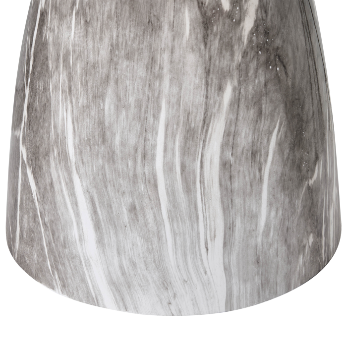 CADY Side Table Tempered Glass Black Marble [5]