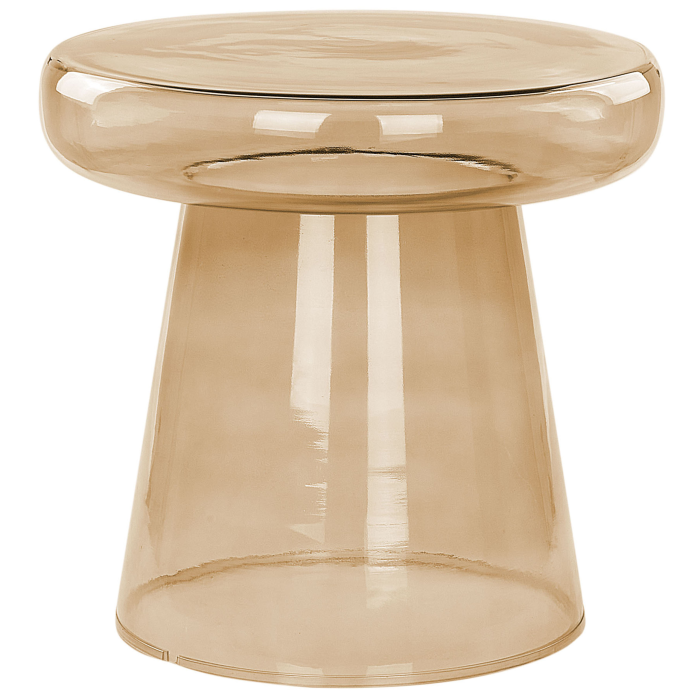 Side table CALDERA Glass Golden brown [2]