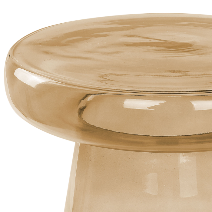Side table CALDERA Glass Golden brown [4]