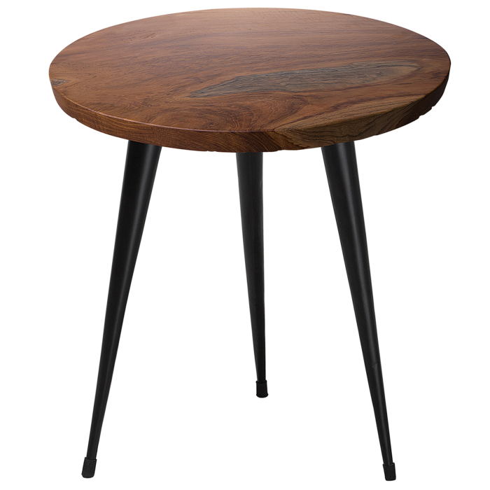 Side Table DETAH Teak Wood Dark Brown [2]