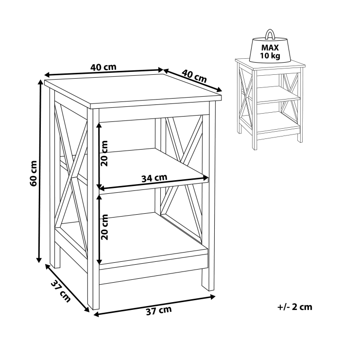 Side Table FOSTER Black [3]