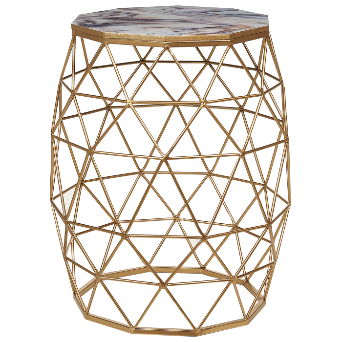 Masă laterală HALSEY Auriu [2]