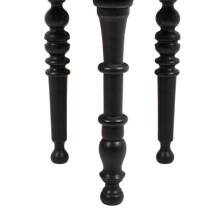 Side Table LEETON Mango Wood Black [5]