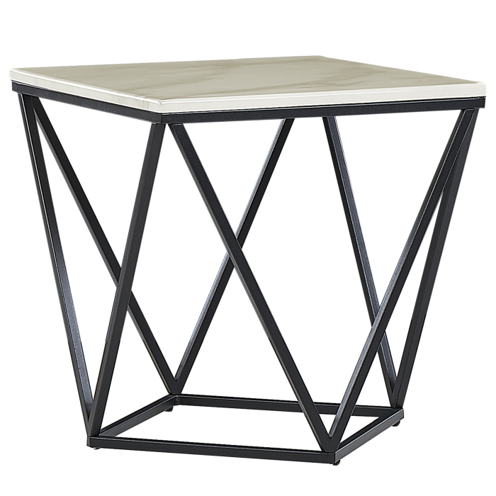 MALIBU Side table Marble/Black [2]
