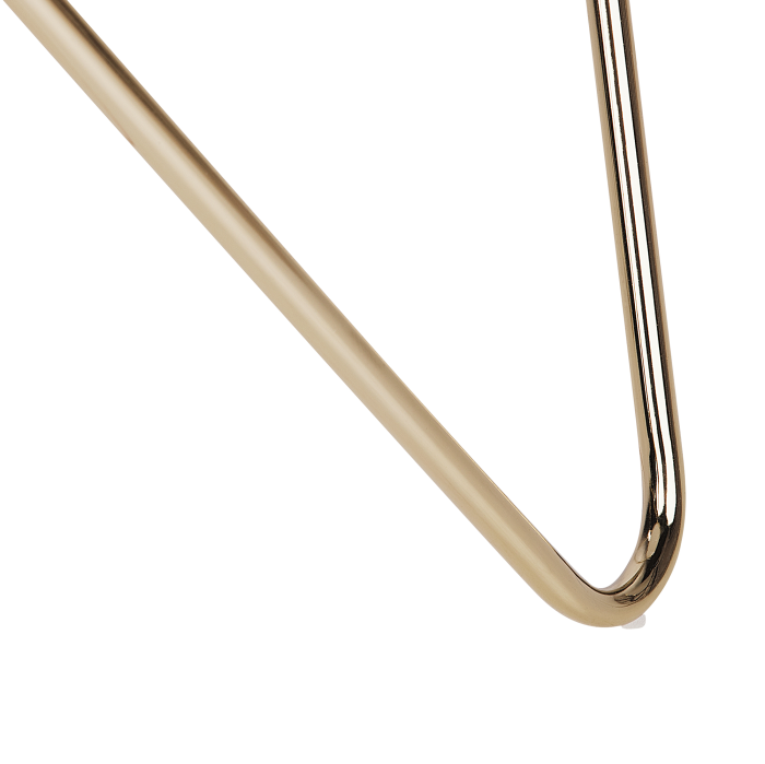 MERIDIAN Side Table Tempered Glass Marble/Gold [5]