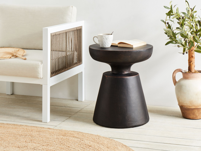 Masă laterală MINCIO Negru [1]