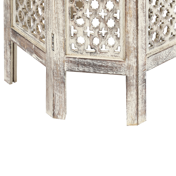 Masă laterală SANTRA Lemn de mango Maro deschis [5]