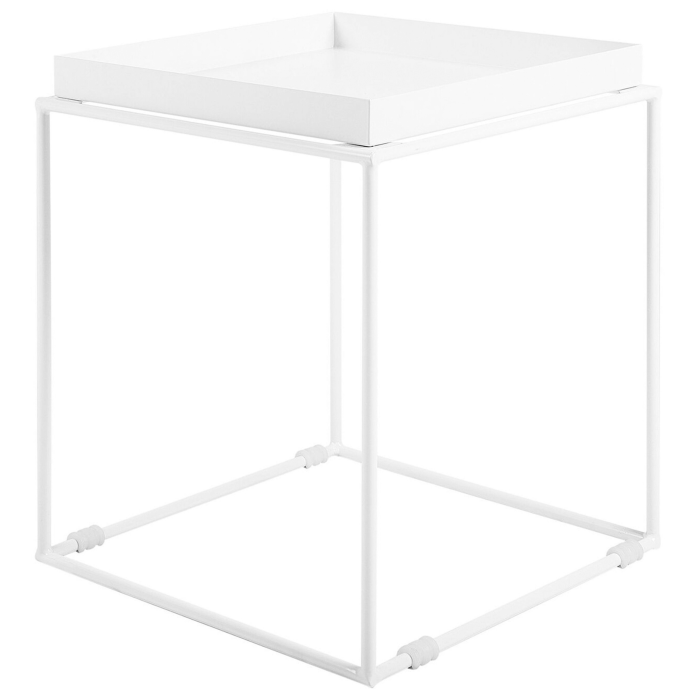 SAXON Side Table Metal White [2]